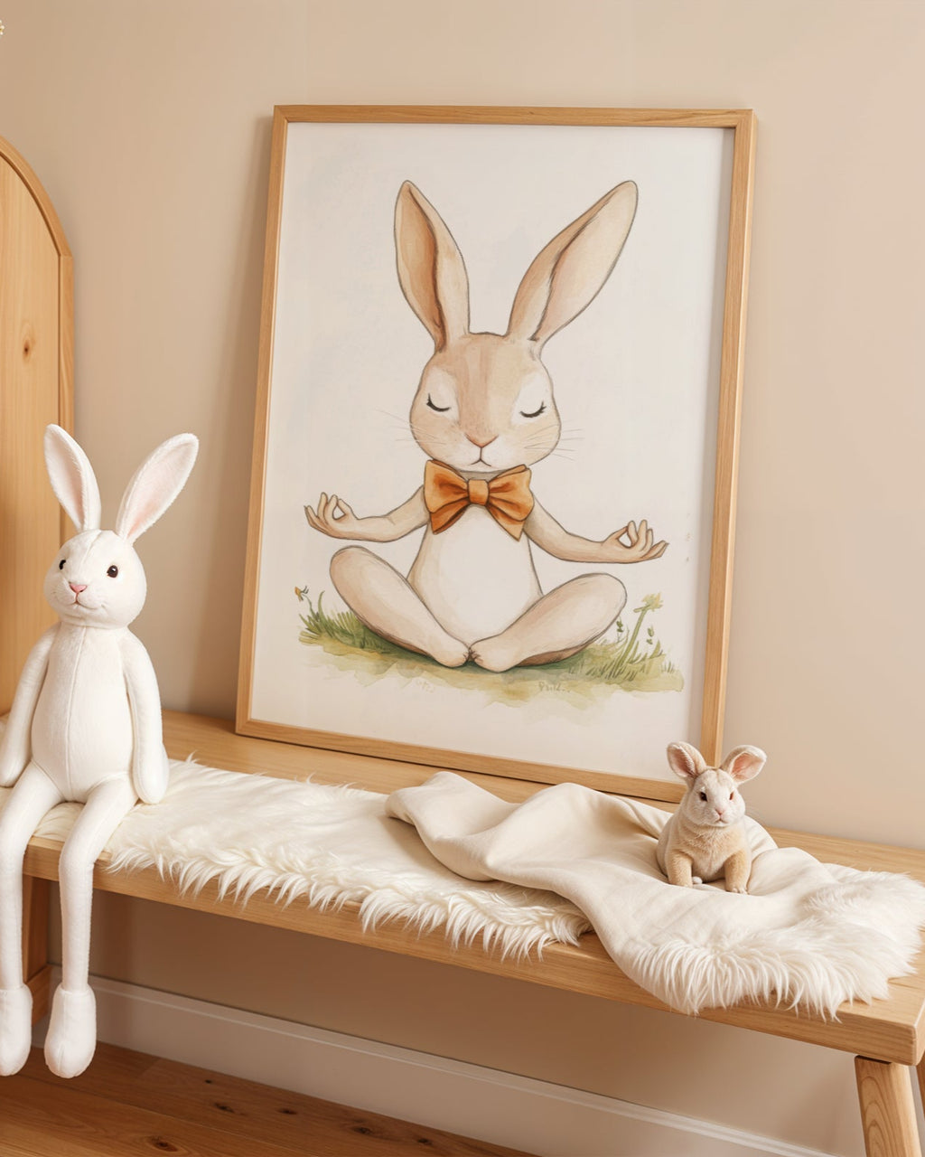 Meditasyon Tavşanı Poster