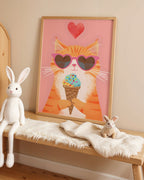 Dondurmalı Kedi Poster