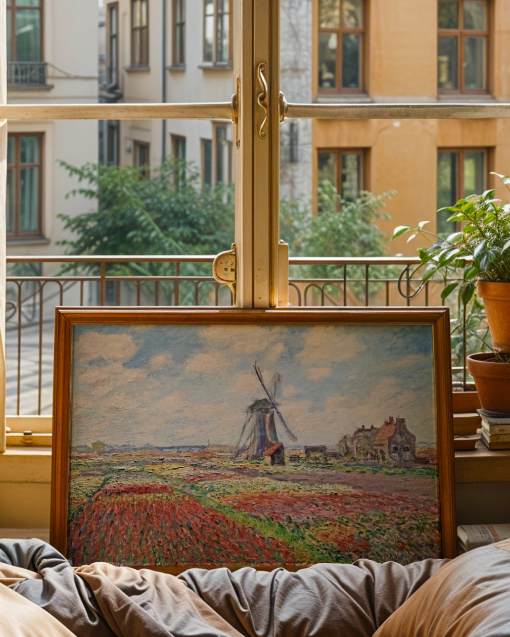 Claude Monet Yel Değirmeni Poster