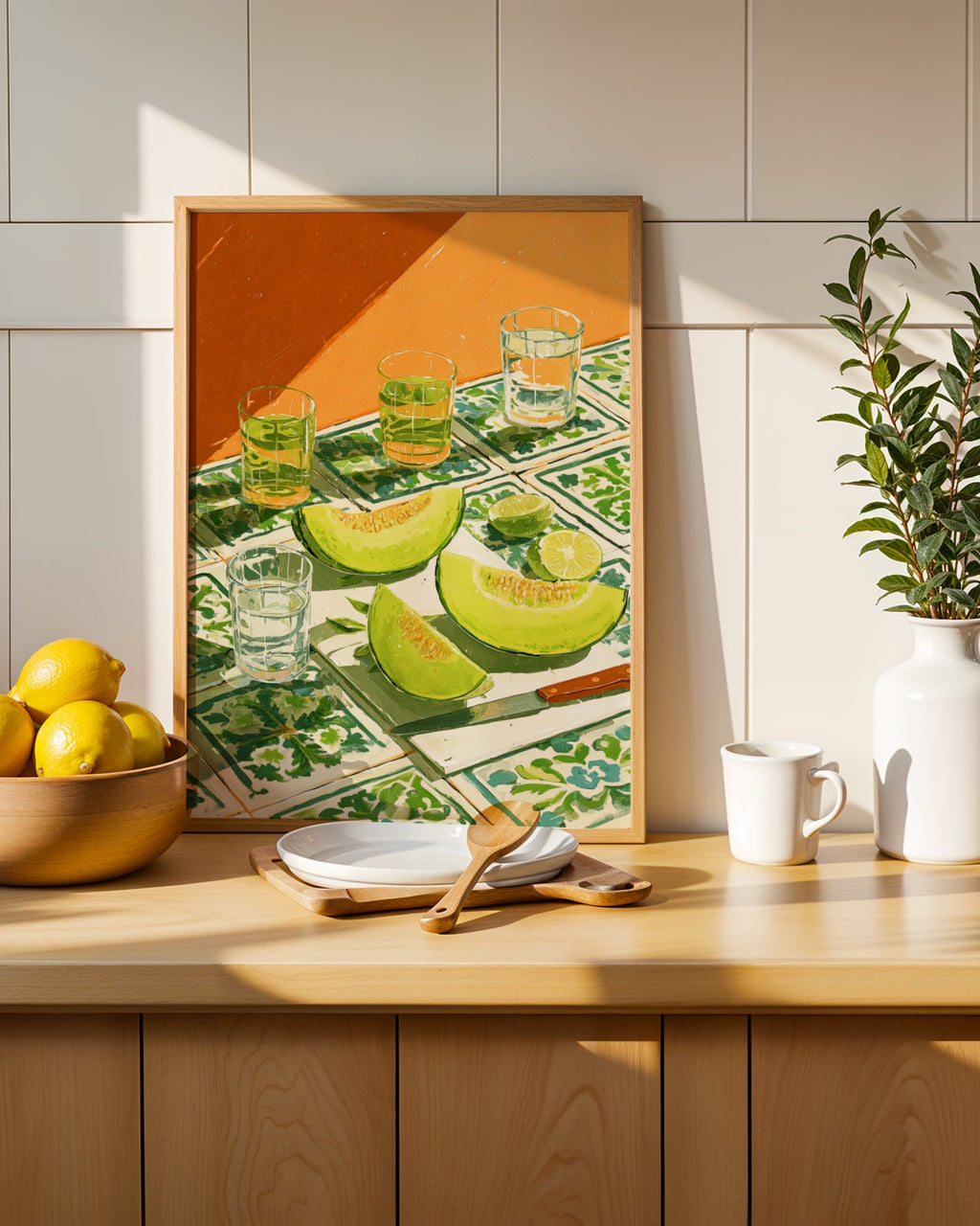 Pastel Sofra Dokunuşu Poster