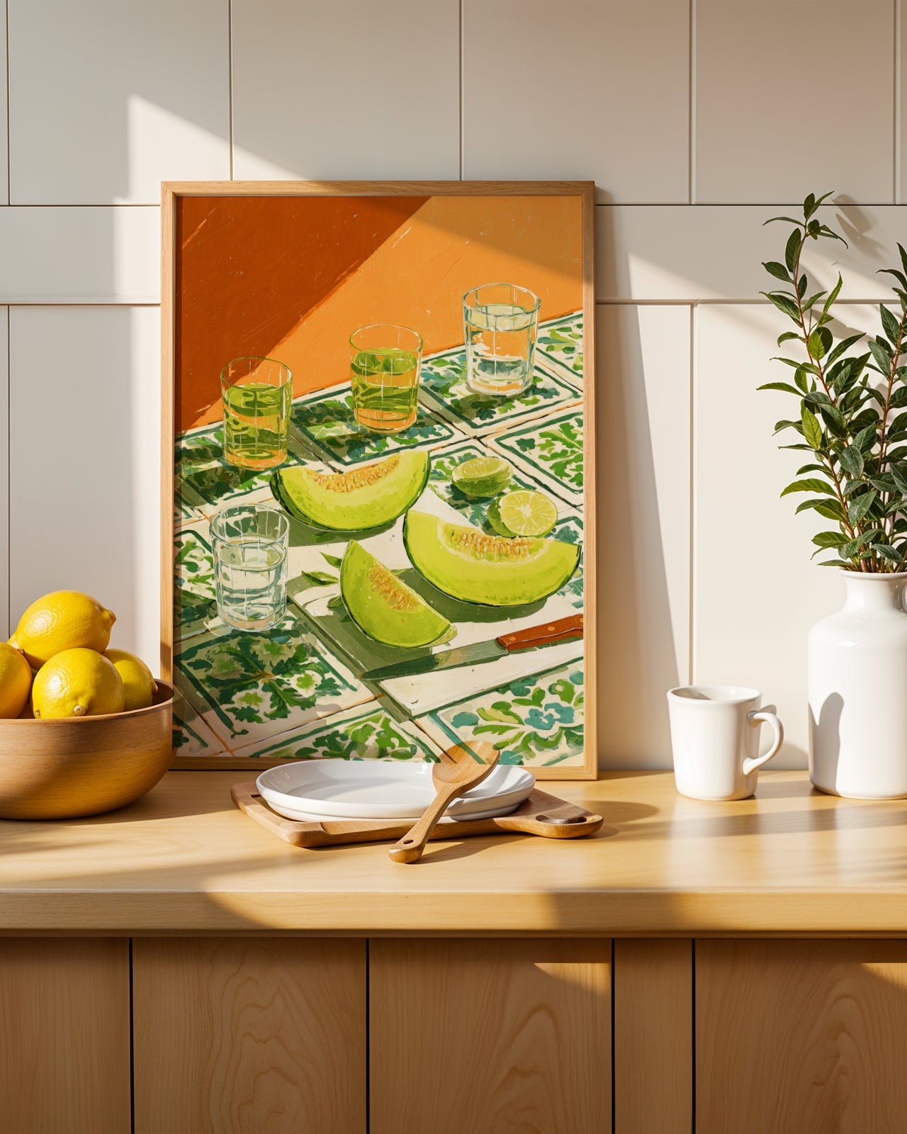 Pastel Sofra Dokunuşu Poster