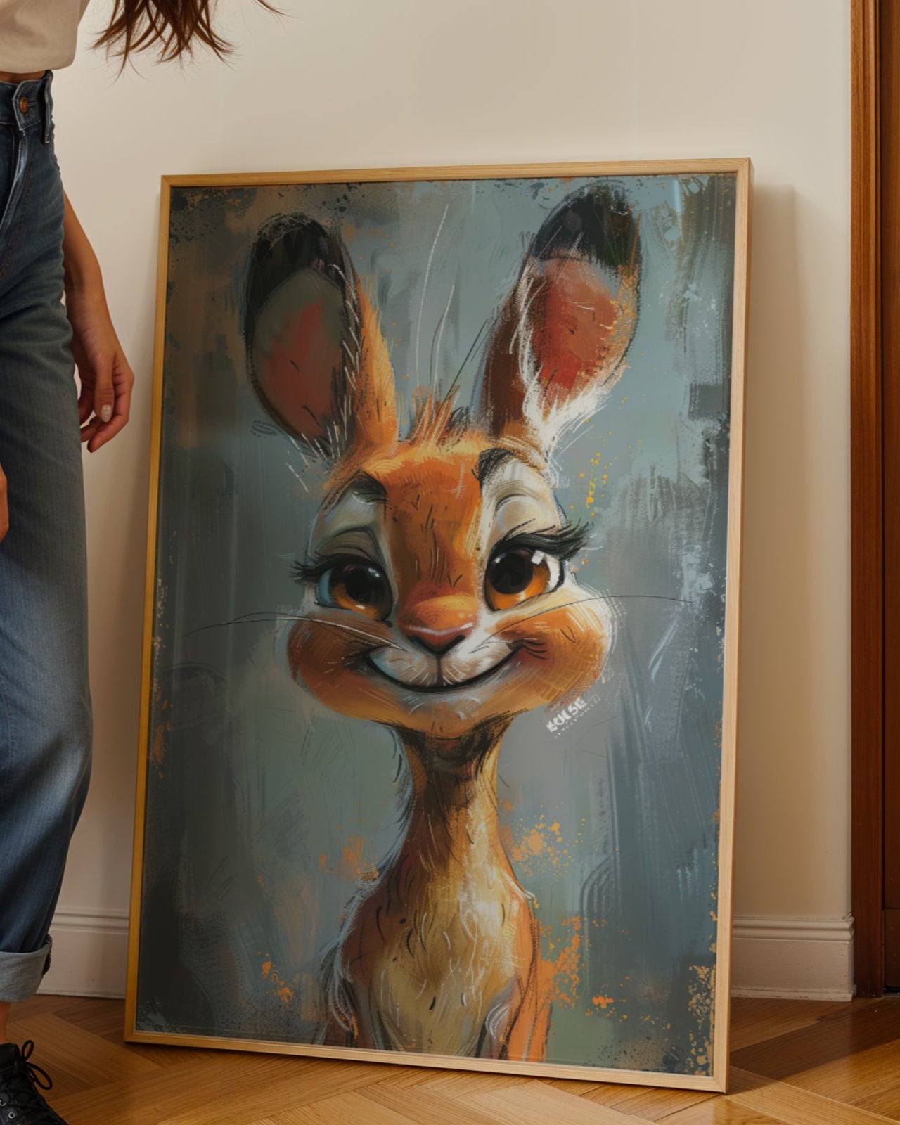 Baby Gazelle Poster