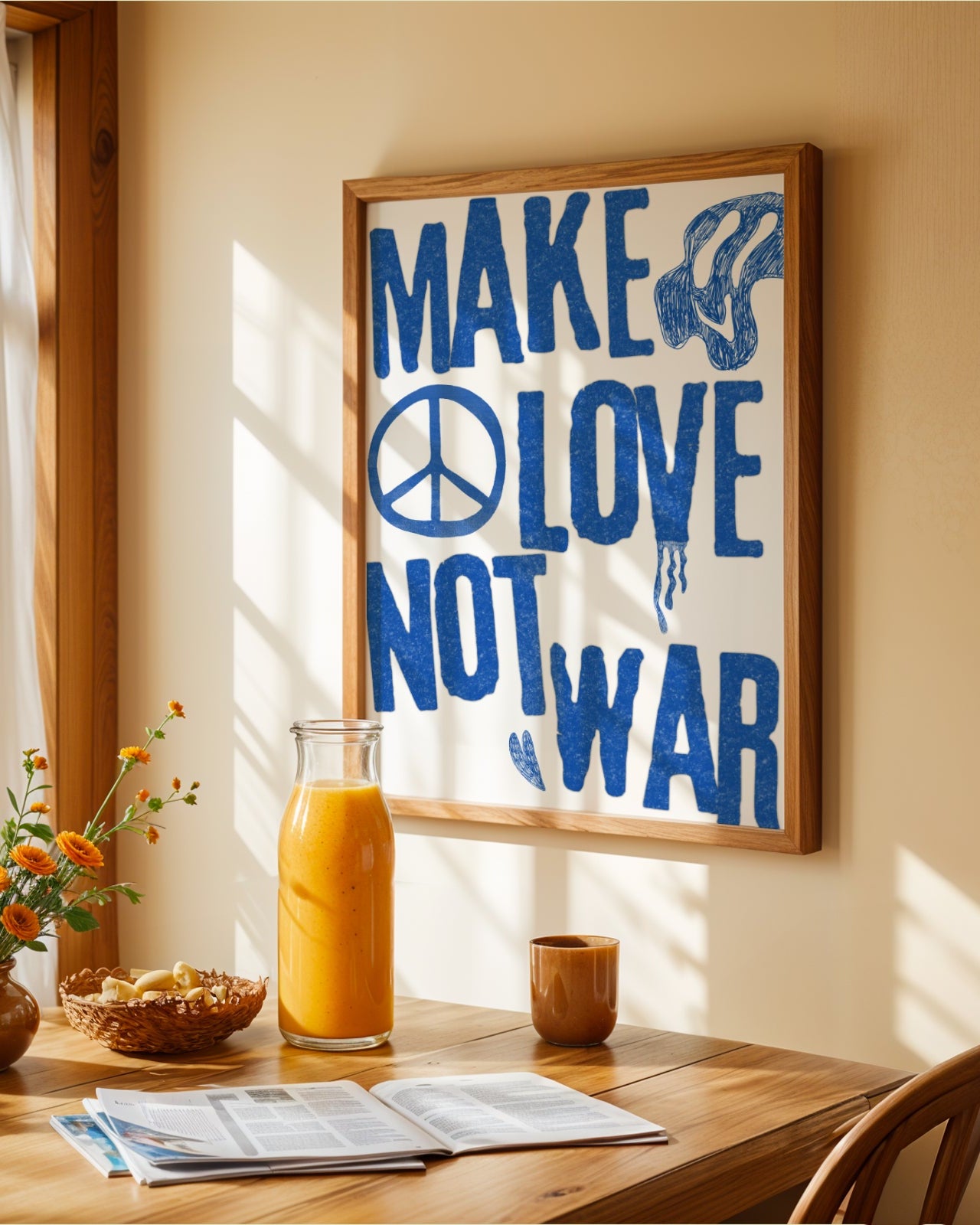 Make Love Not War Poster