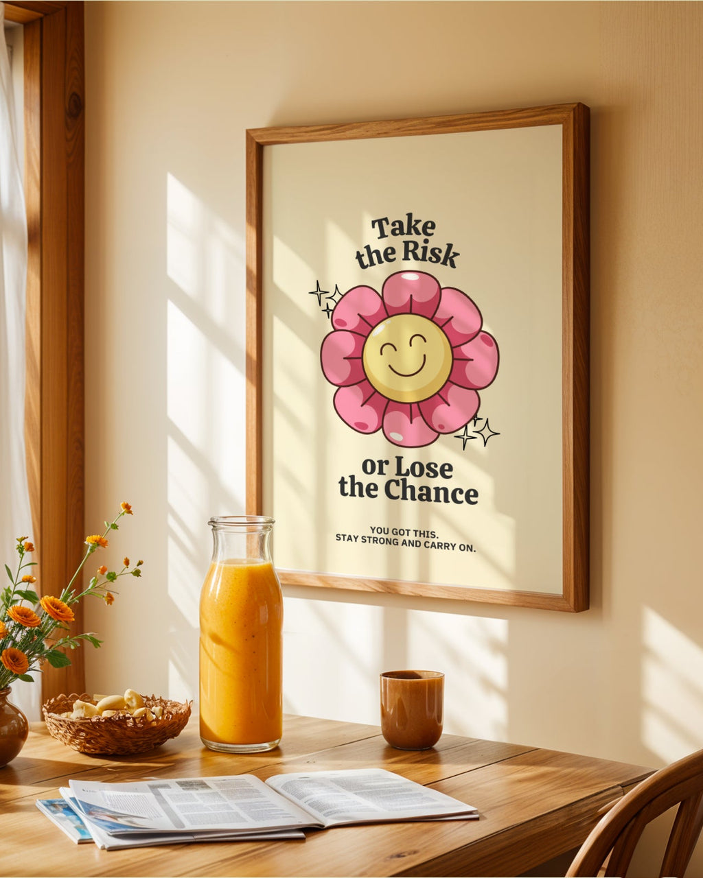Take The Risk Poster