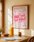Babe, You Got This Poster