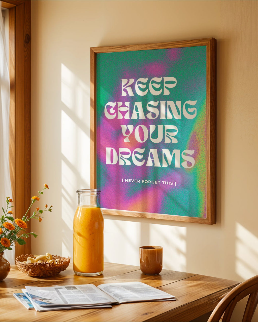 Keep Chasing Your Dreams Poster