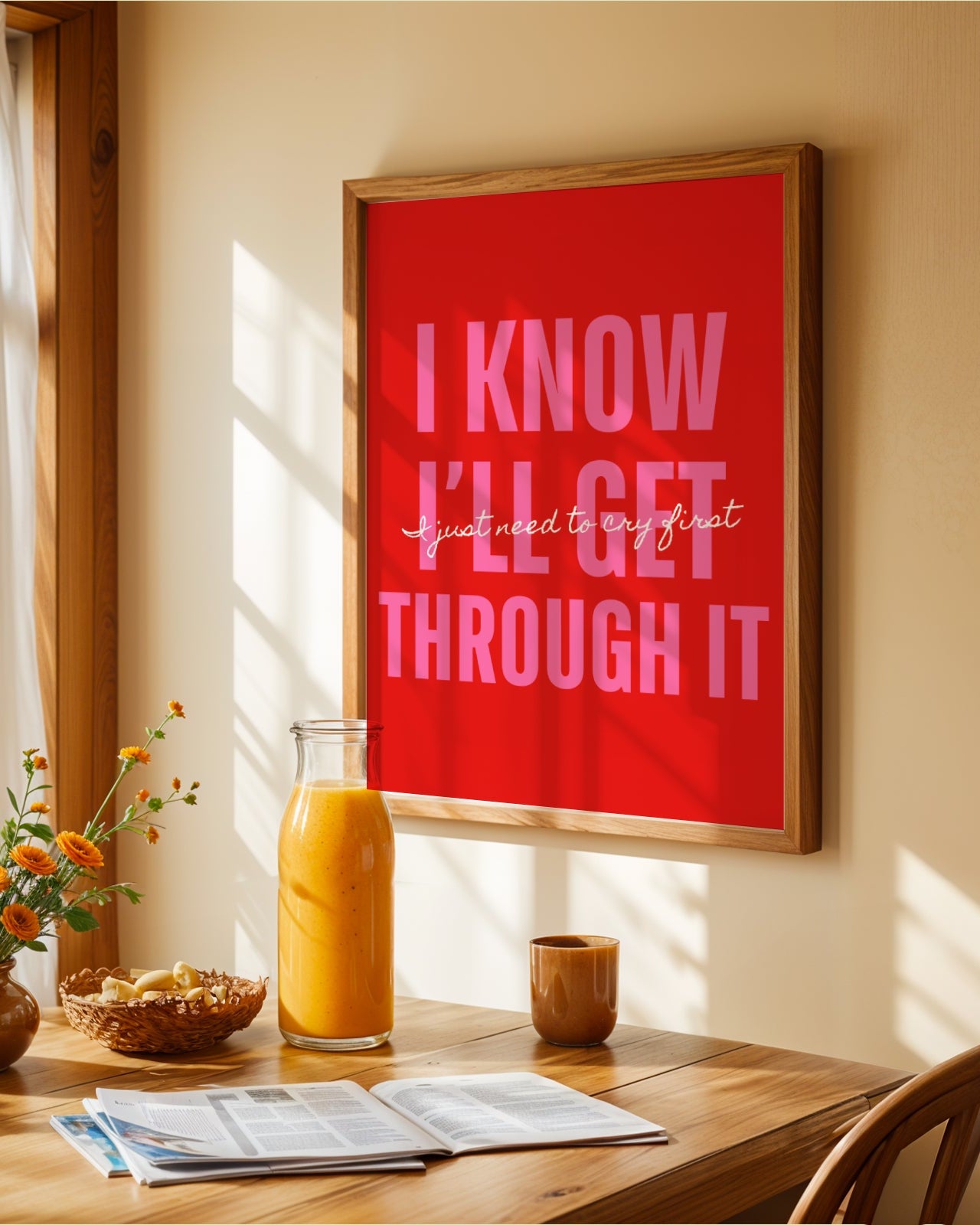 I Know, I'll Get Throught It Poster