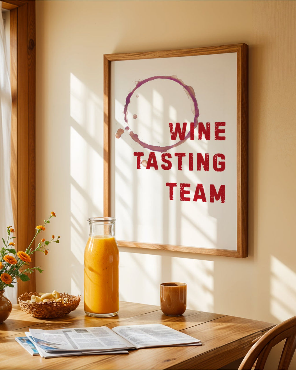 Wine Tasting Team Poster