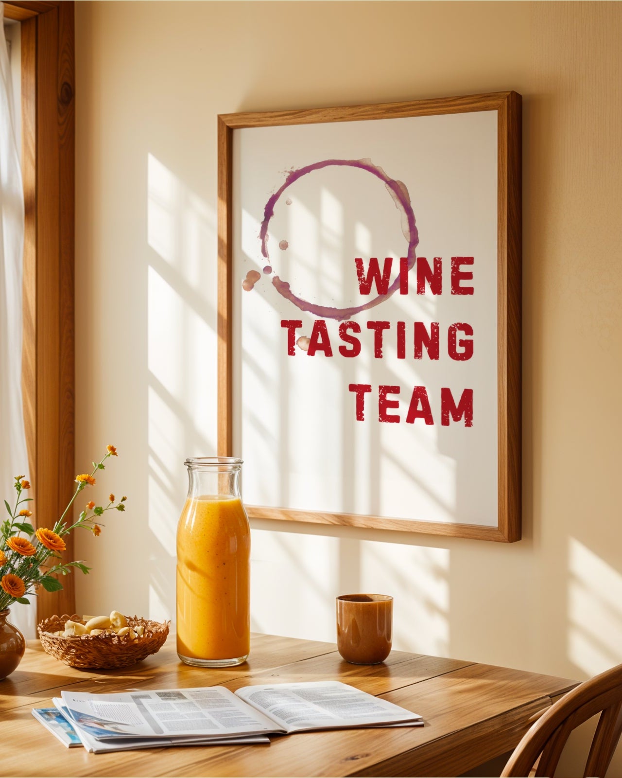Wine Tasting Team Poster