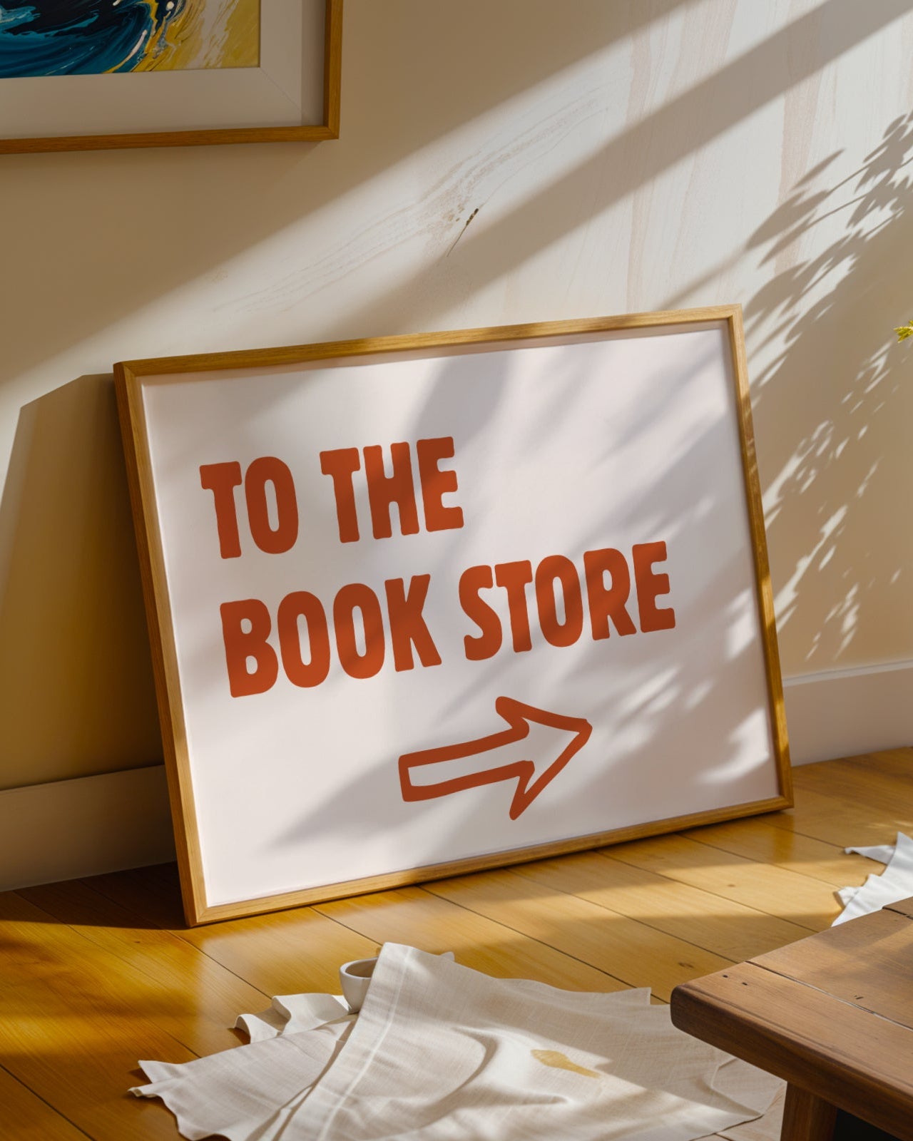 To The Book Store Poster