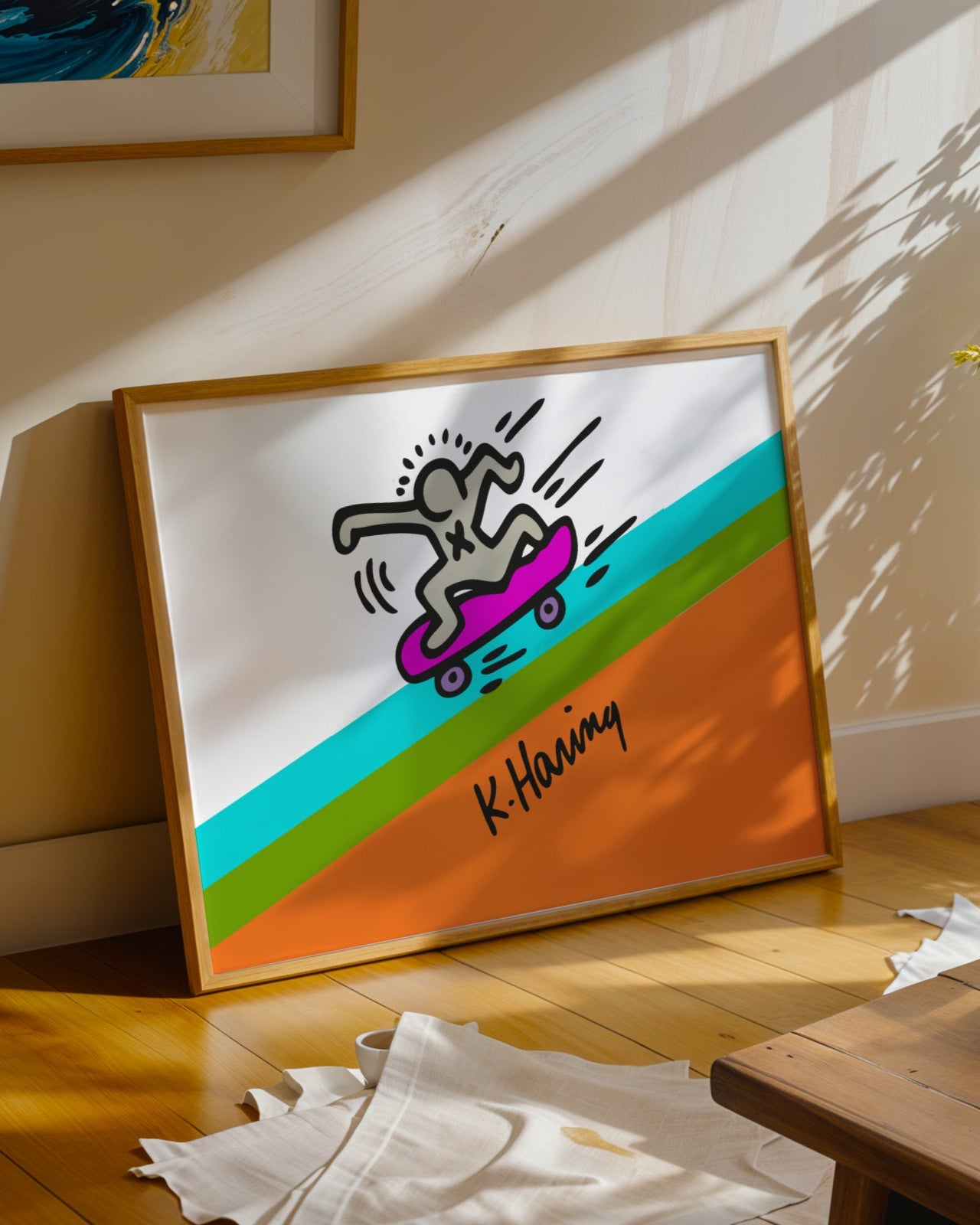 Keith Haring The Skater Poster