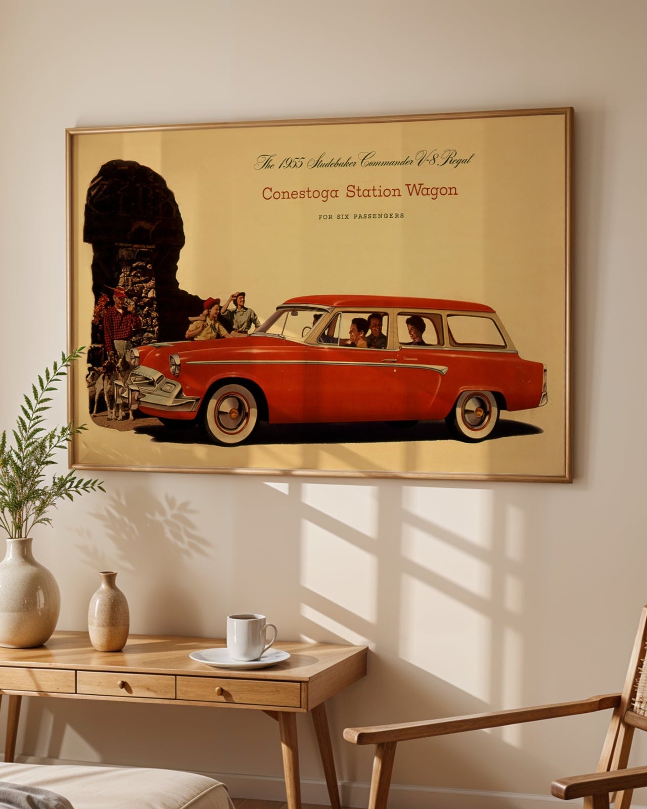 The 1955 Studebaker Commander V-8 Poster