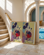 Andy Warhol - Double Micky Mouse Poster