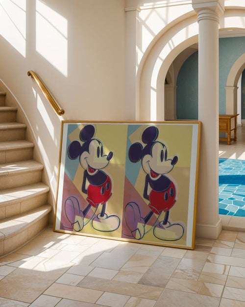 Andy Warhol - Double Micky Mouse Poster