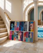 Andy Warhol Ten Portraits Poster