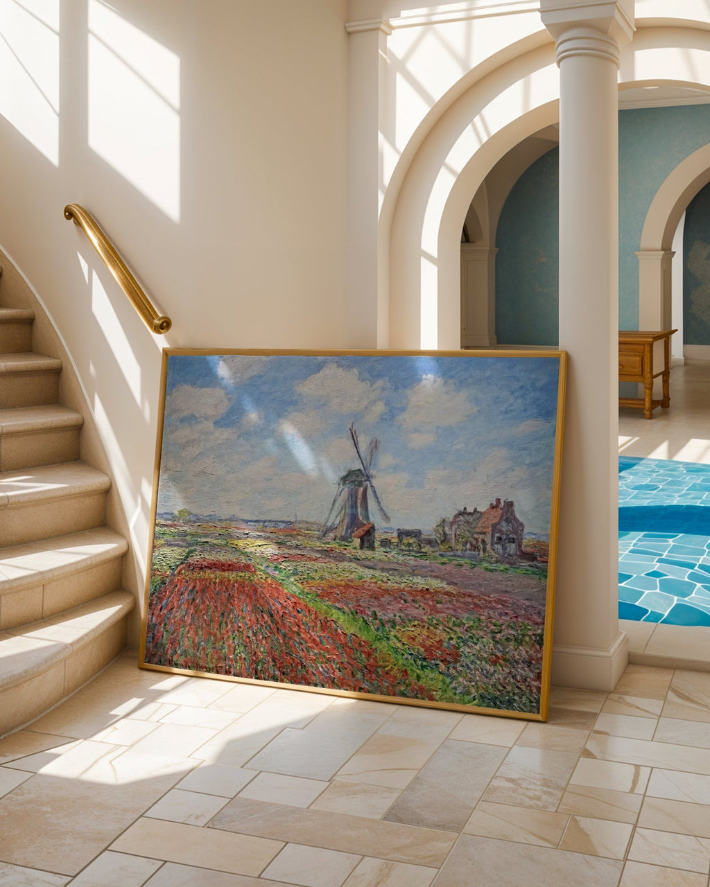 Claude Monet Yel Değirmeni Poster