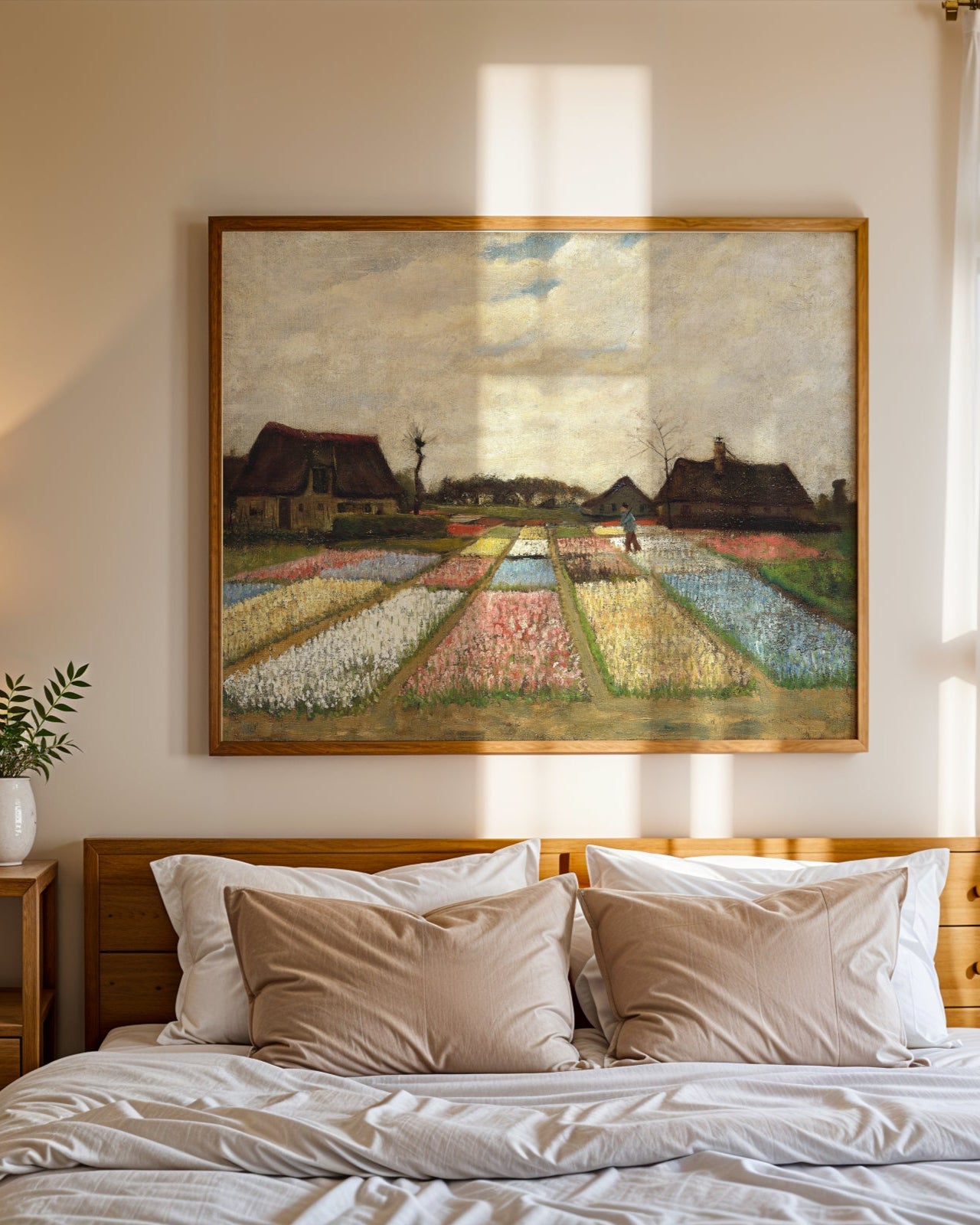 Van Gogh Hollanda'da Lale Tarlaları Poster
