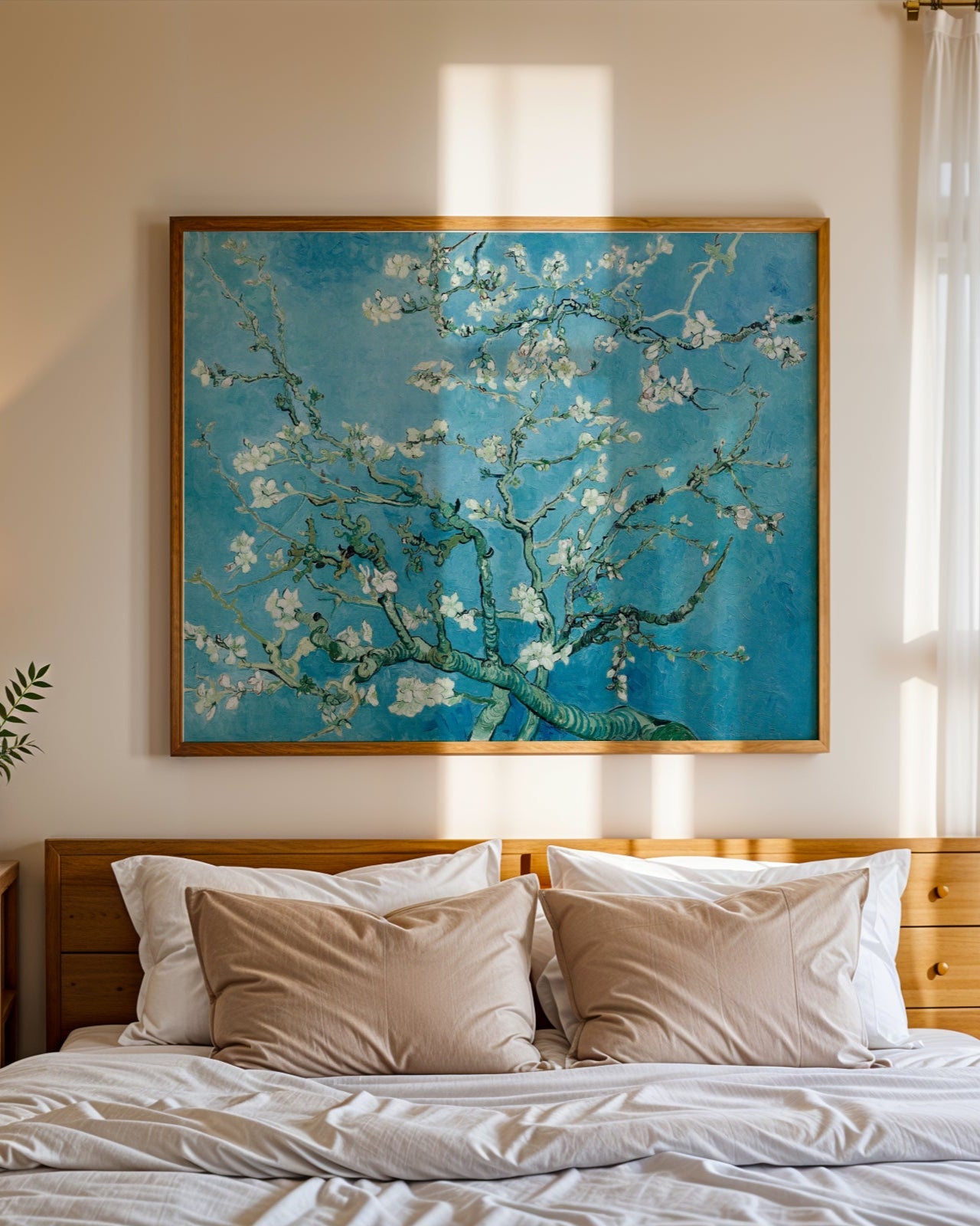 Van Gogh Çiçek Açan Badem Ağacı Poster