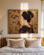 Geisha Silüeti Poster