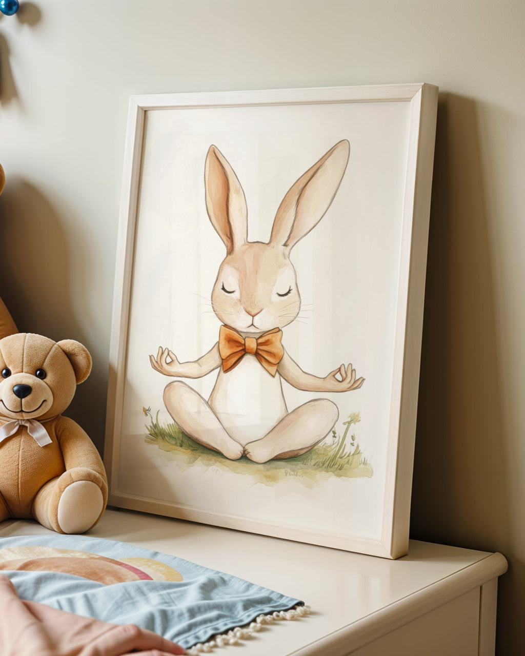 Meditasyon Tavşanı Poster