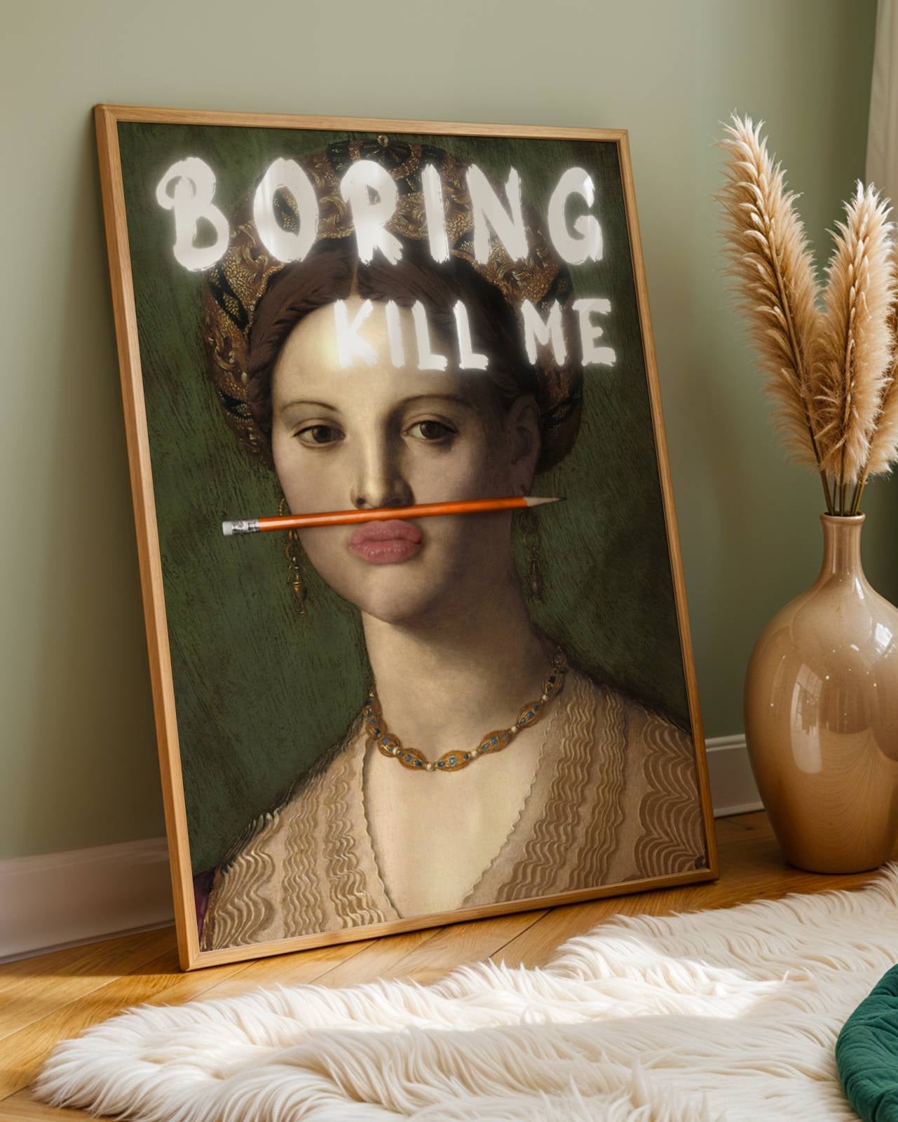 Boring Kill Me Poster