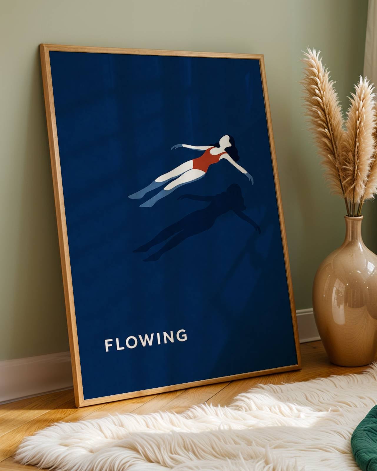 Flowing Poster