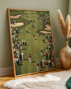 Golf Crowd Poster