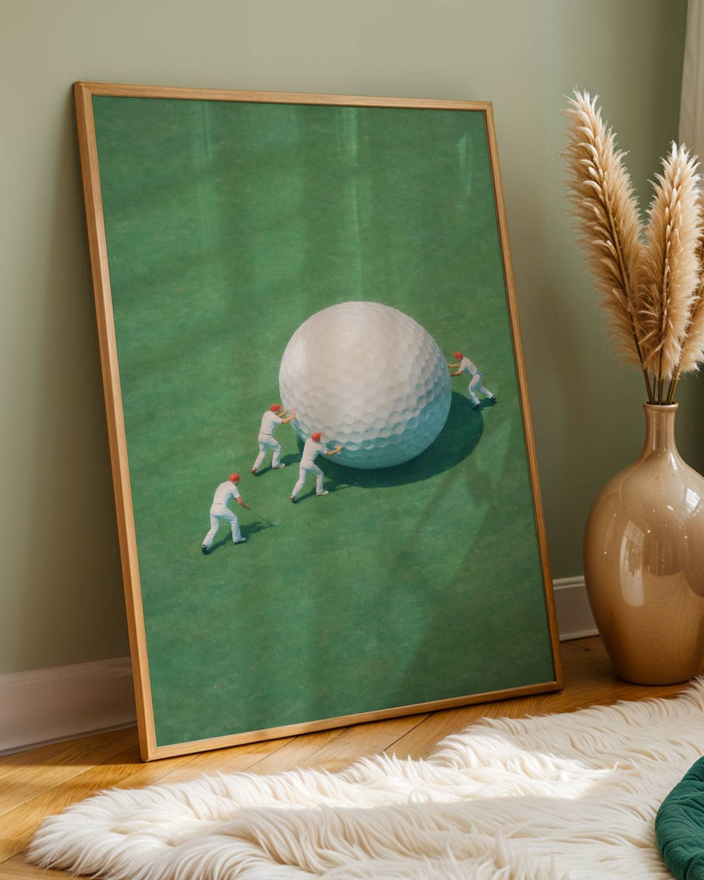 Golf Surreal Poster