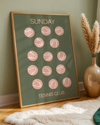 Sunday Tennis Club Poster