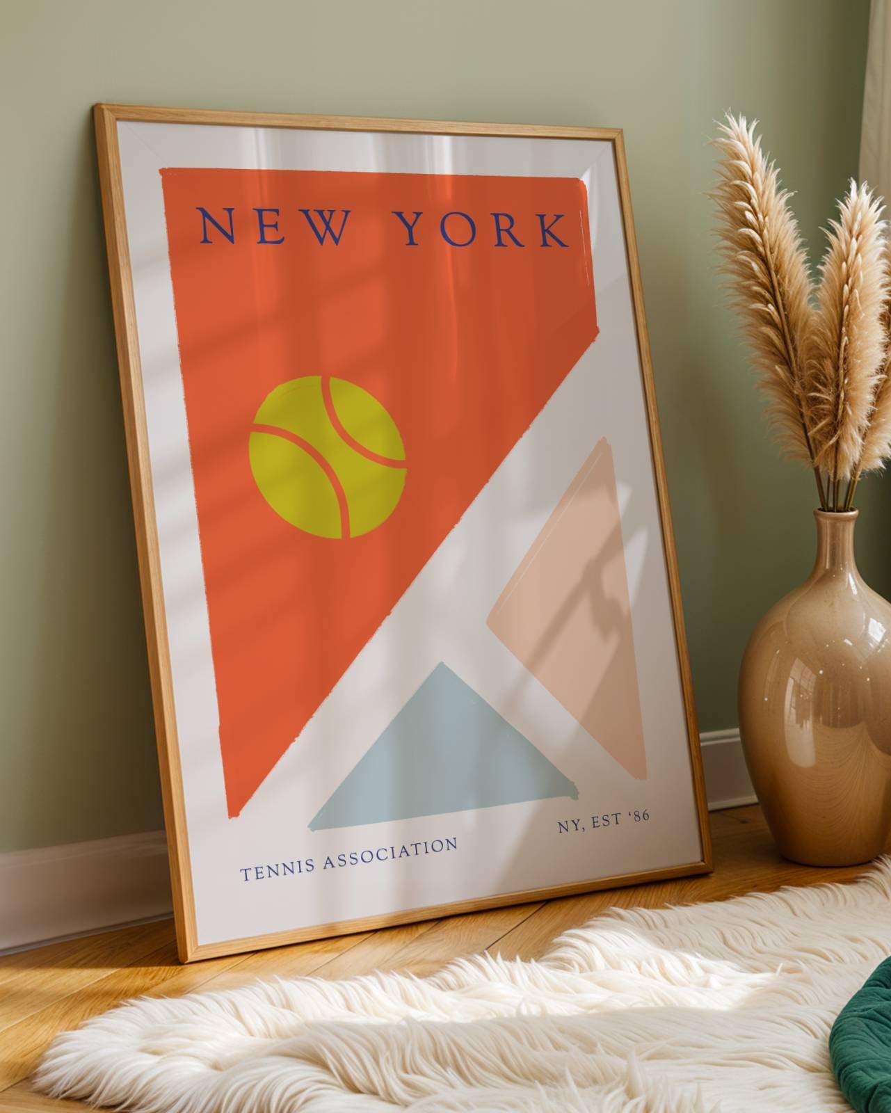 New York Tennis Association Poster