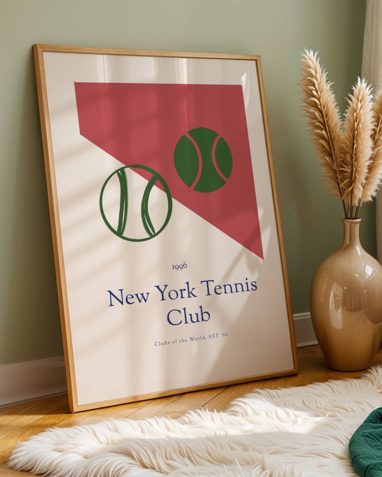 New York Tennis Club Poster