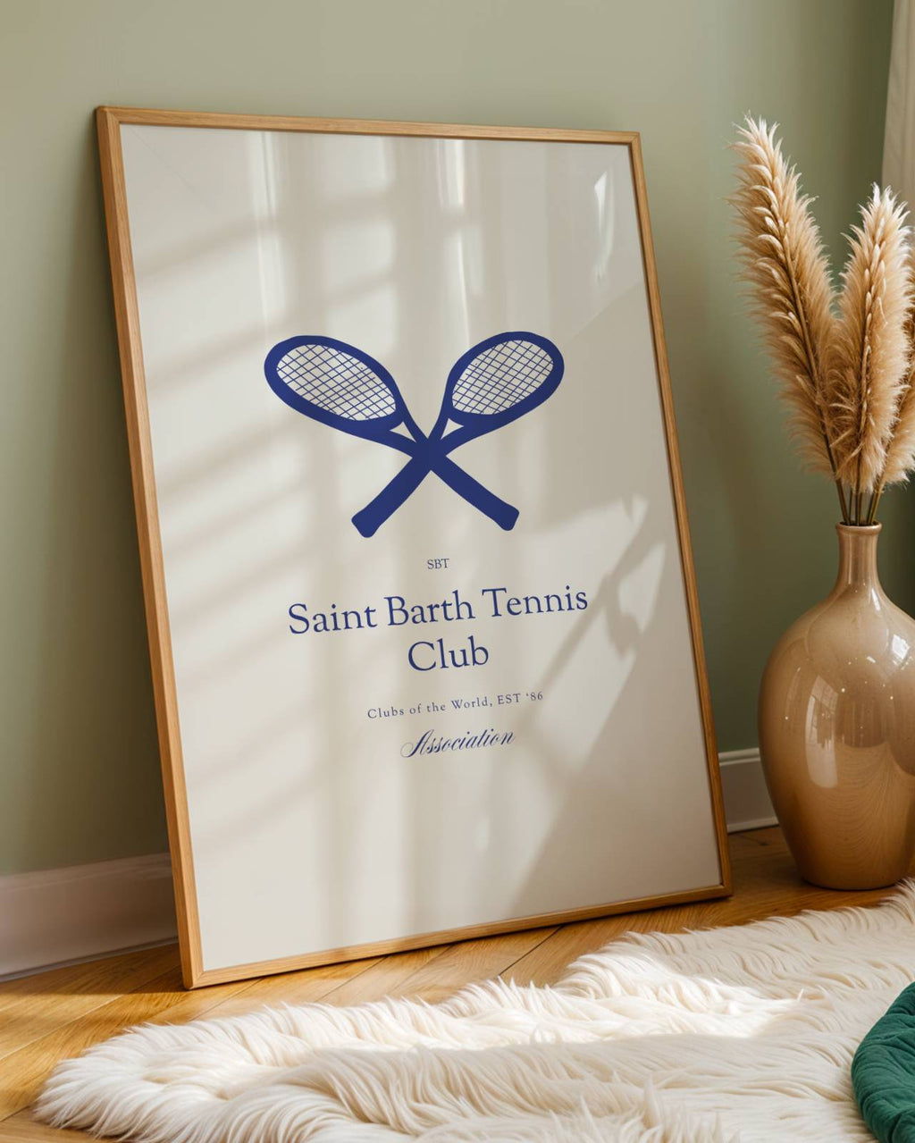 Saint Barth Tennis Club Poster