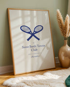 Saint Barth Tennis Club Poster