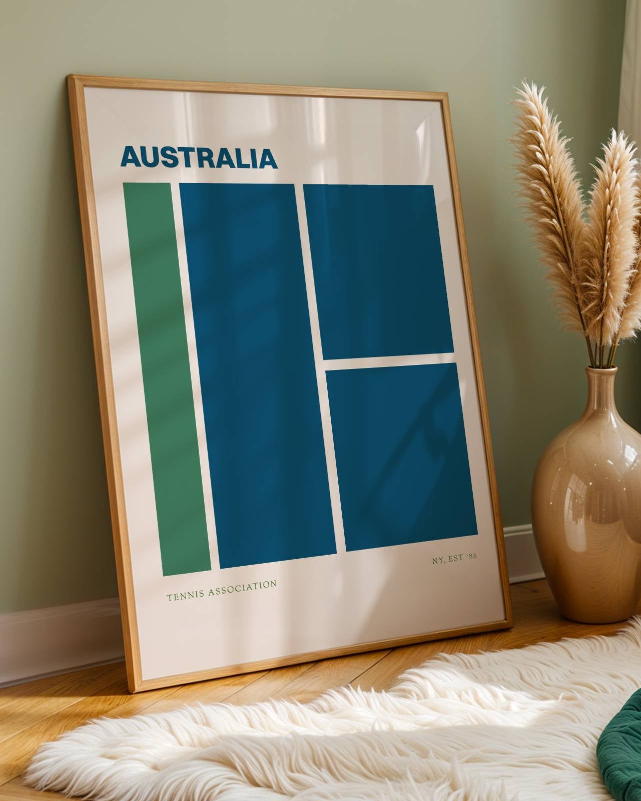 Australia Tennis Association Poster