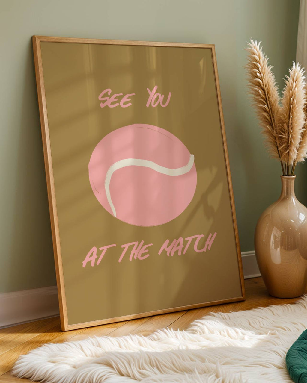 See You At The Match Poster