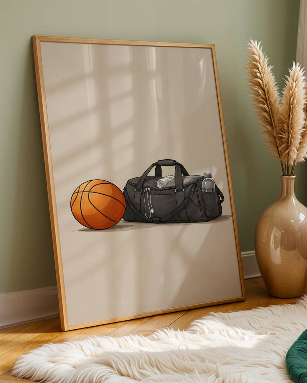 Basketball No.7 Poster