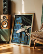 Tête á Tête on the 968th Floor of a Skyscraper Poster