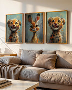 Baby Animals 3'lü Poster Seti
