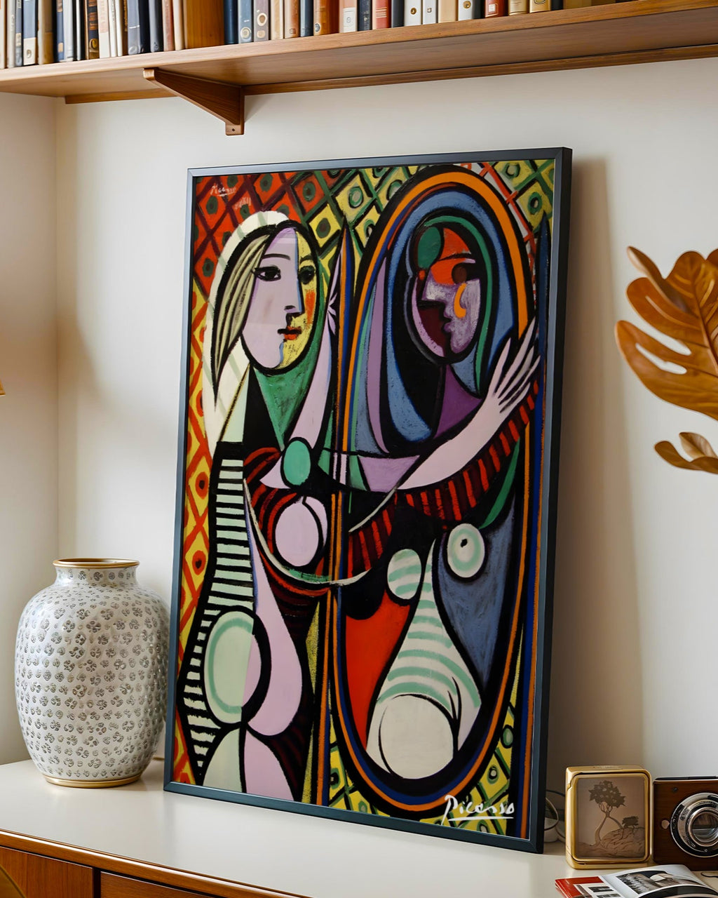 Picasso Ayna Karşısındaki Kız Poster