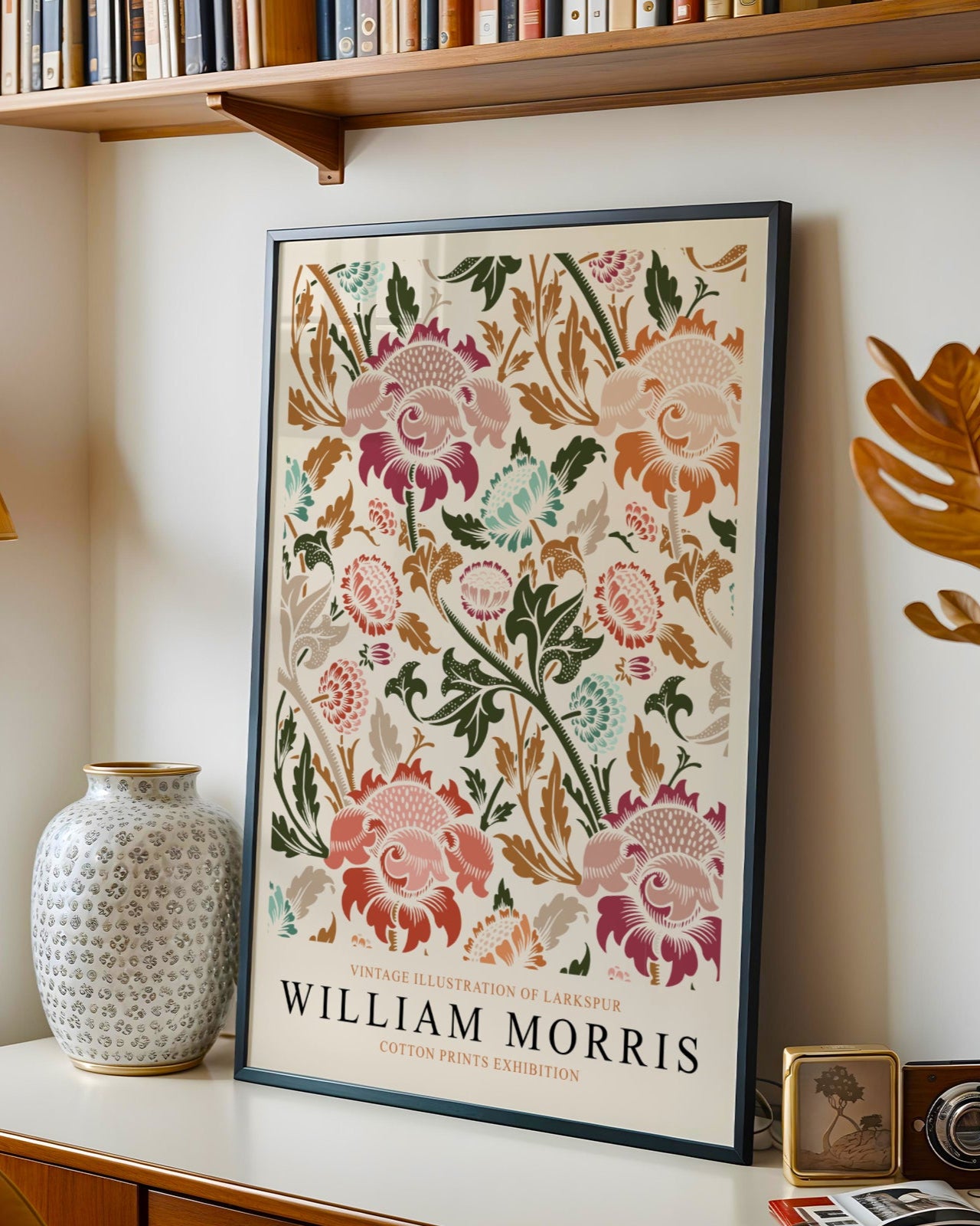 William Morris Cotton Prints Exhibition Poster