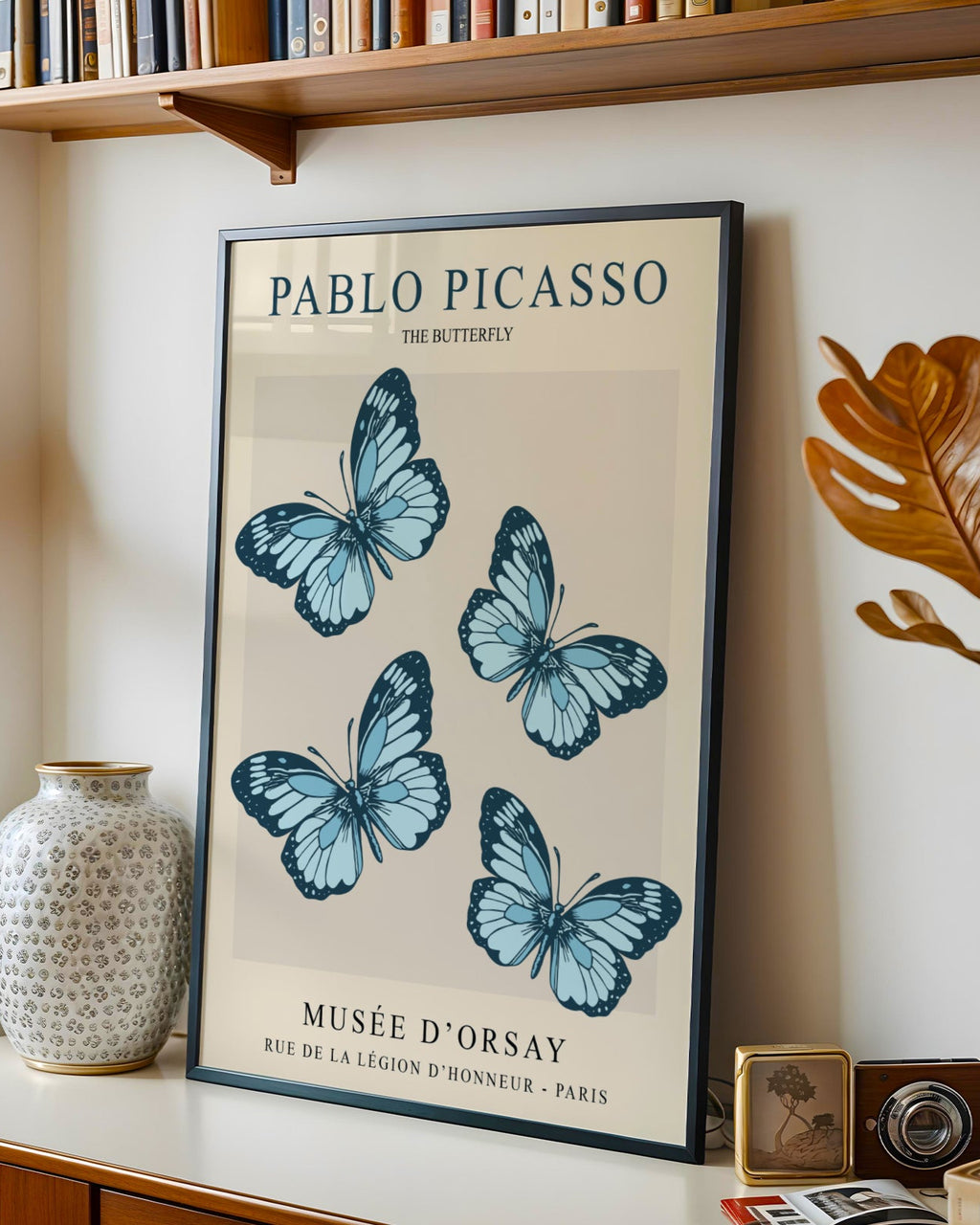 Picasso The Butterfly Poster