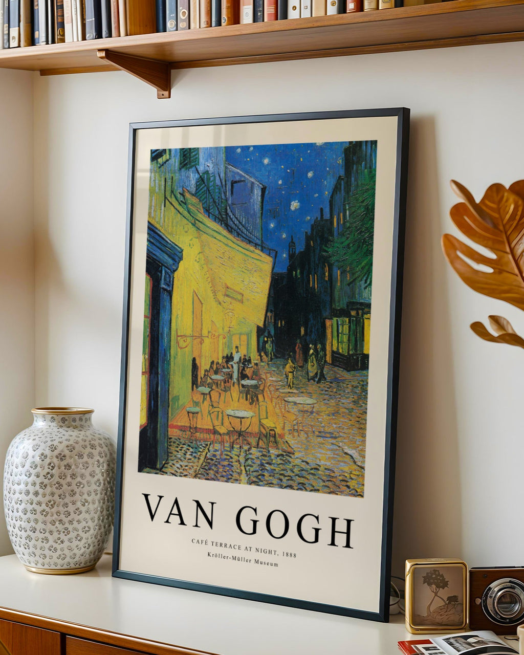 Van Gogh Cafe Terrace At Night Poster