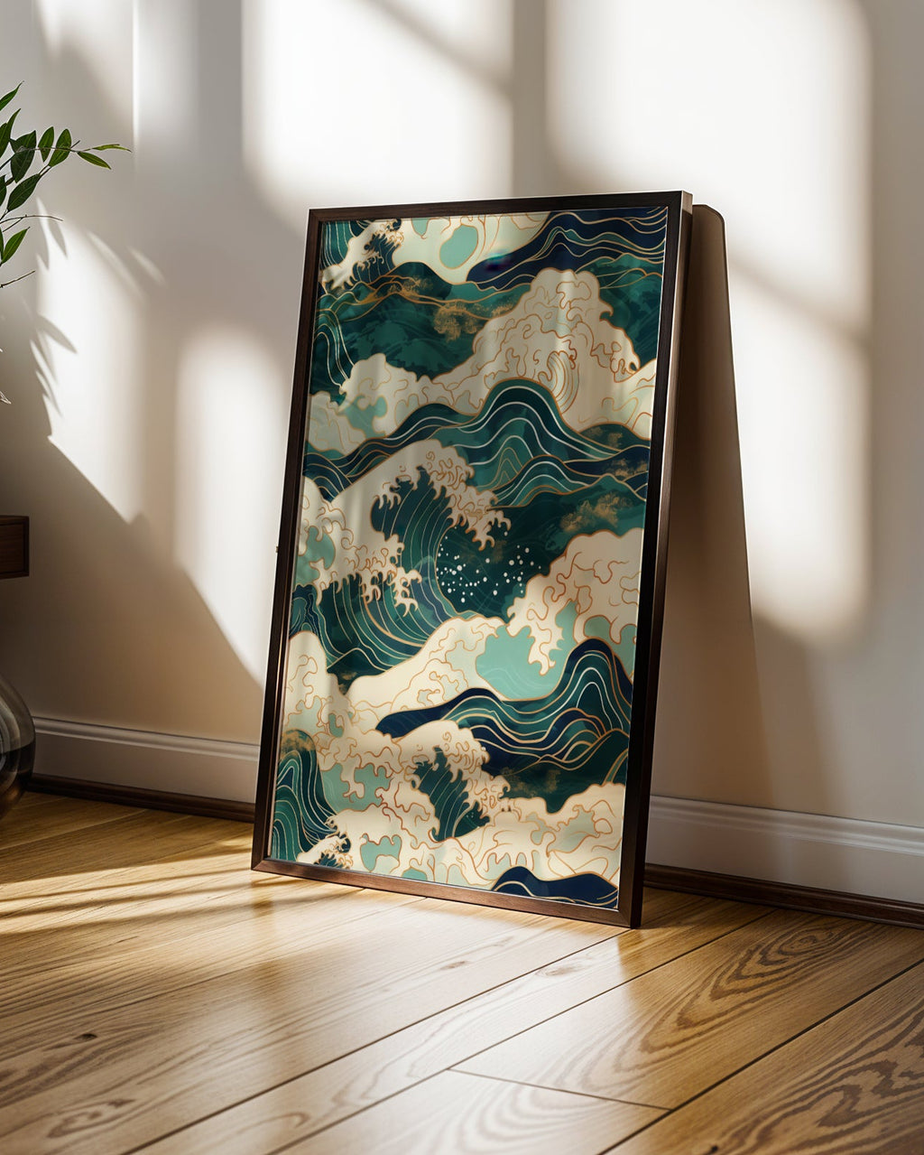 Blue Waves No.2 Poster