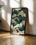 Blue Waves No.2 Poster