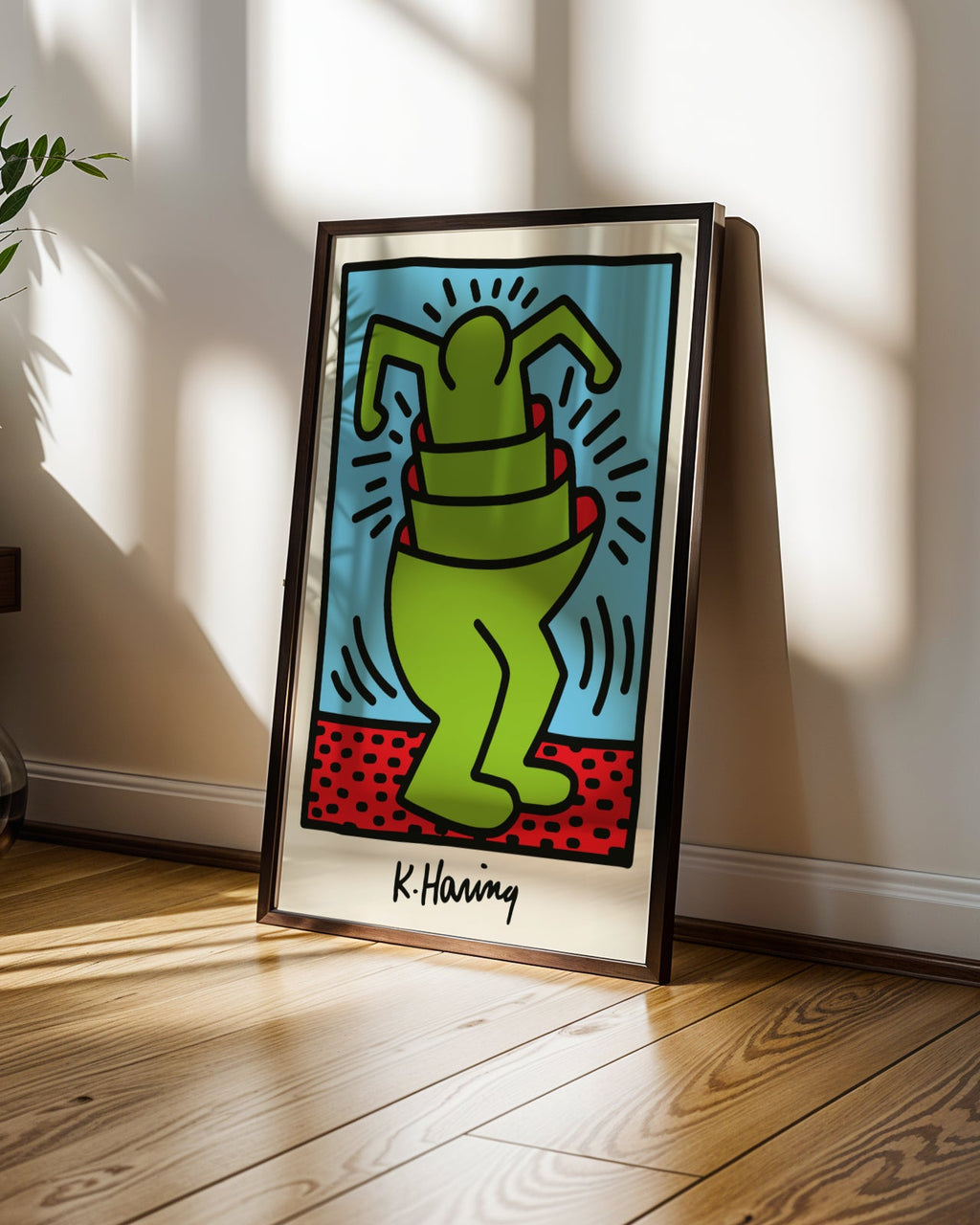 Keith Haring Cup Man Poster
