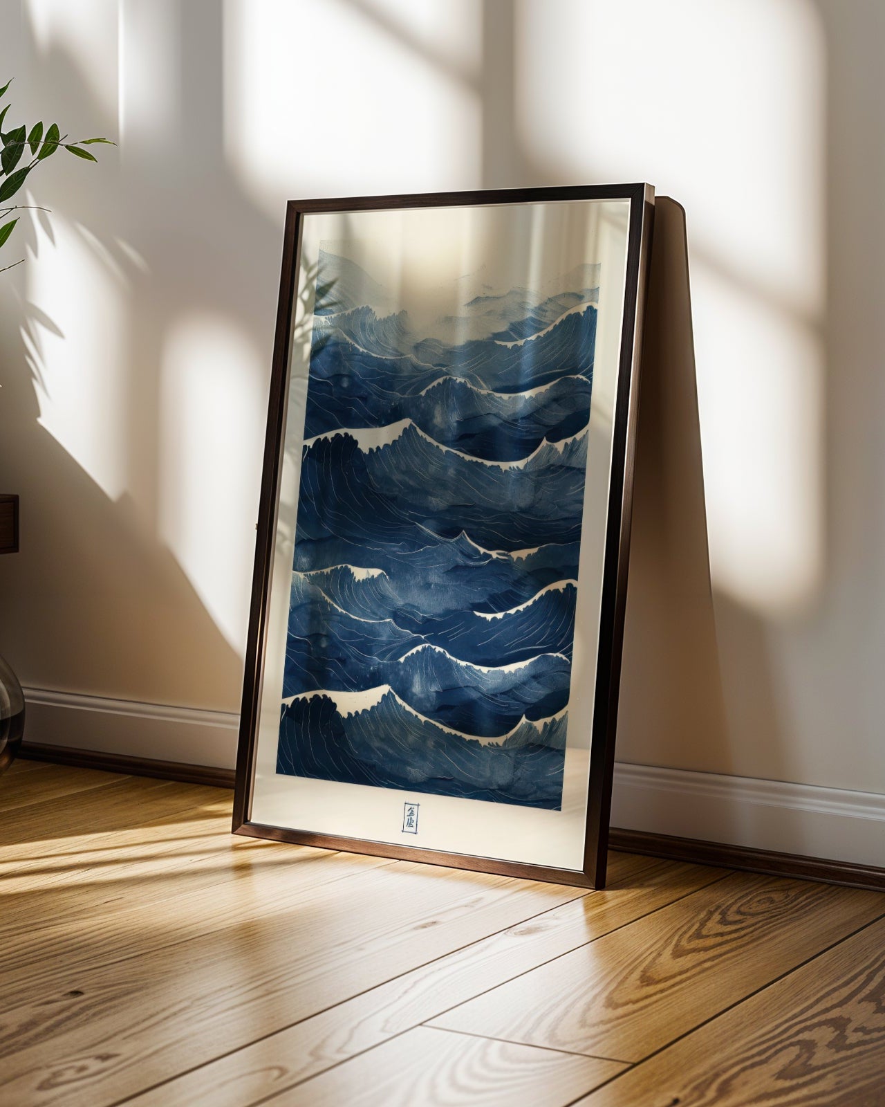 Blue Waves No.3 Poster