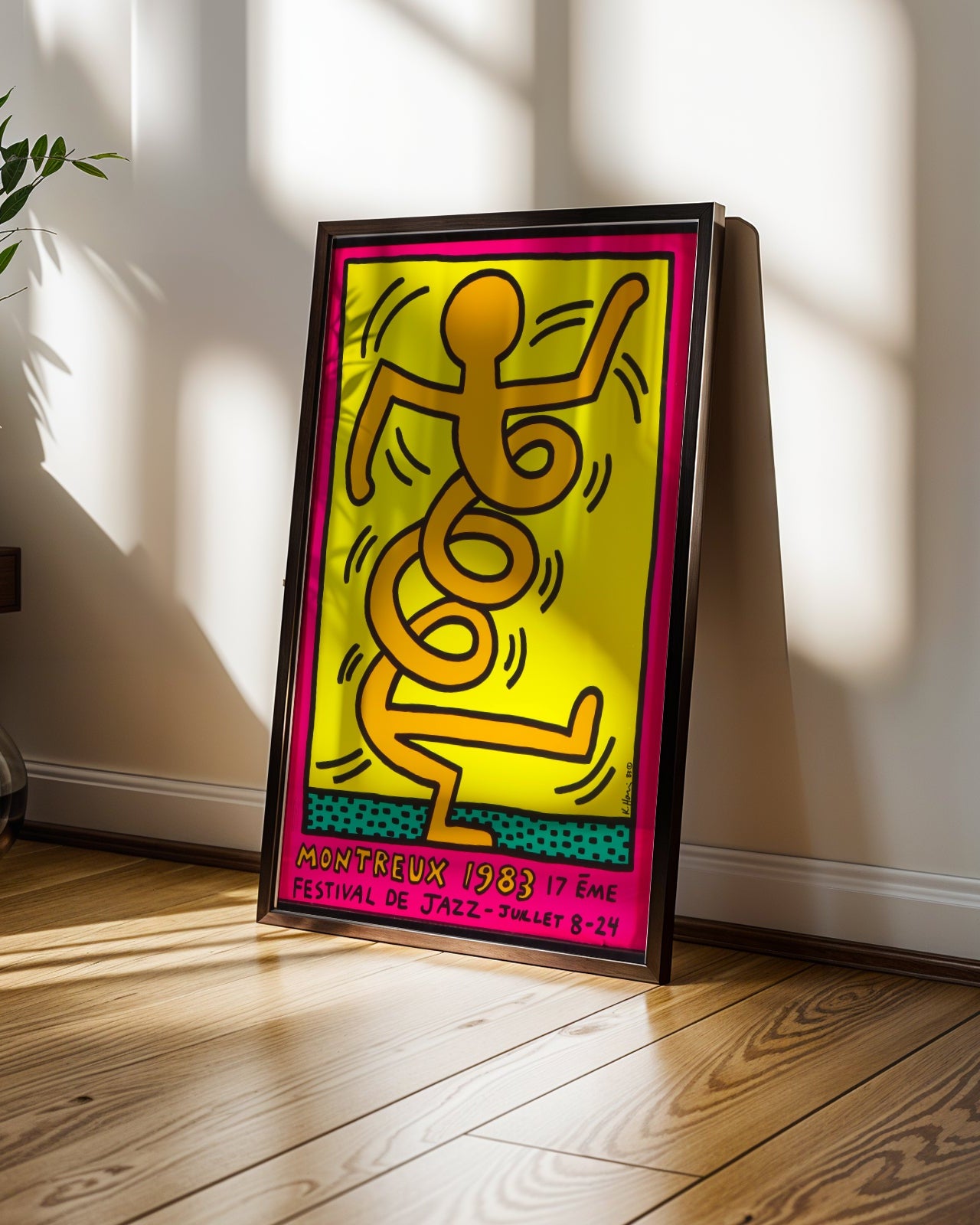Keith Haring Festival de Jazz Poster