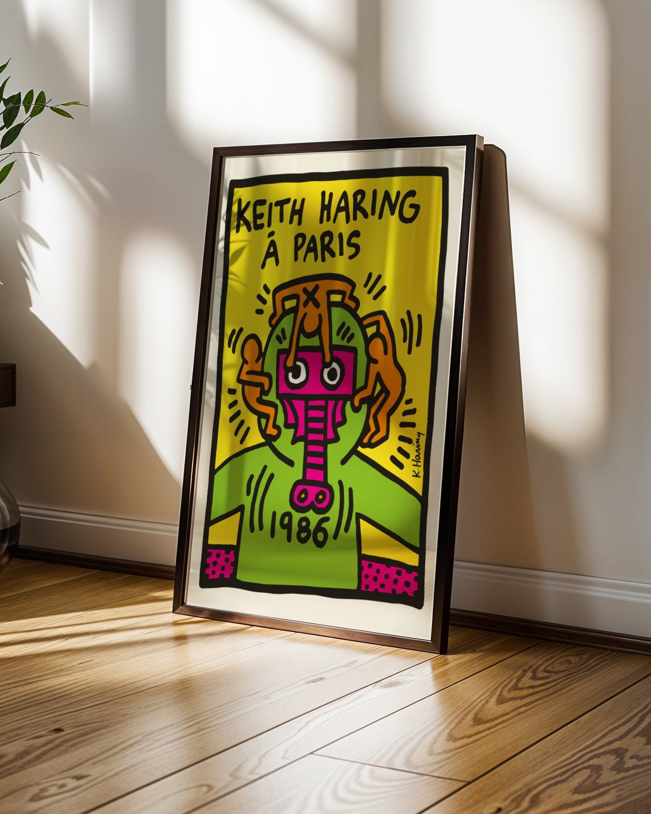 Keith Haring Paris Poster