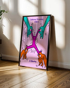 Keith Haring Subway Drawing Poster