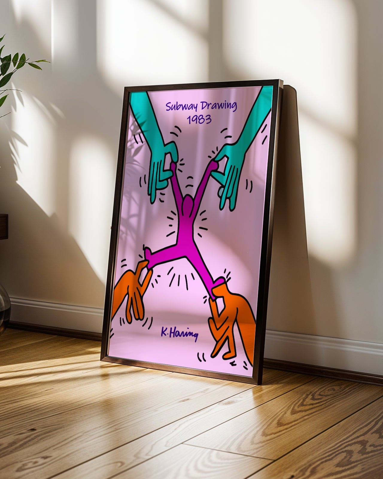 Keith Haring Subway Drawing Poster